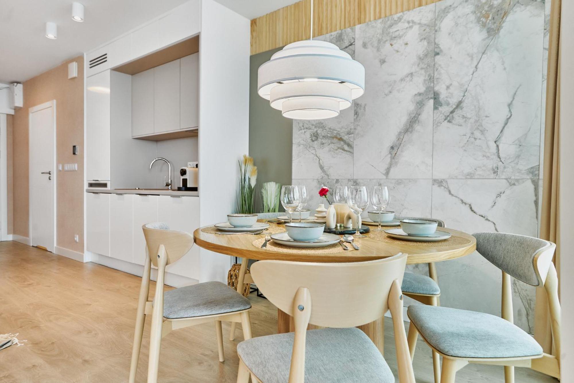 Wave Beachfront Family Apartment Мендзиздрое Екстериор снимка